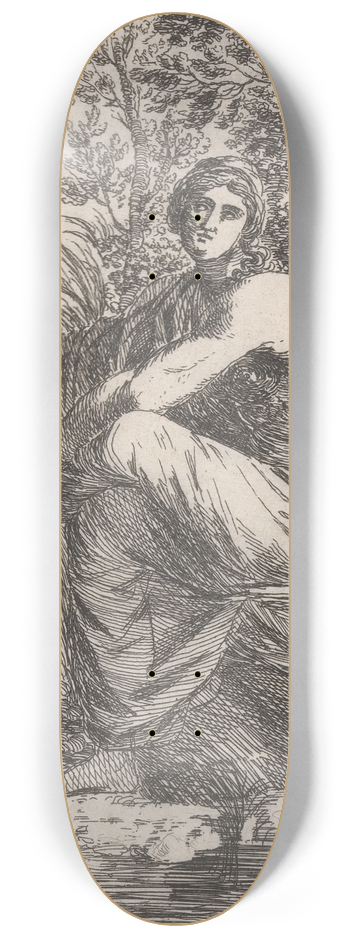 Alexander Runciman - Diana Bathing 8.25 inch art skate deck