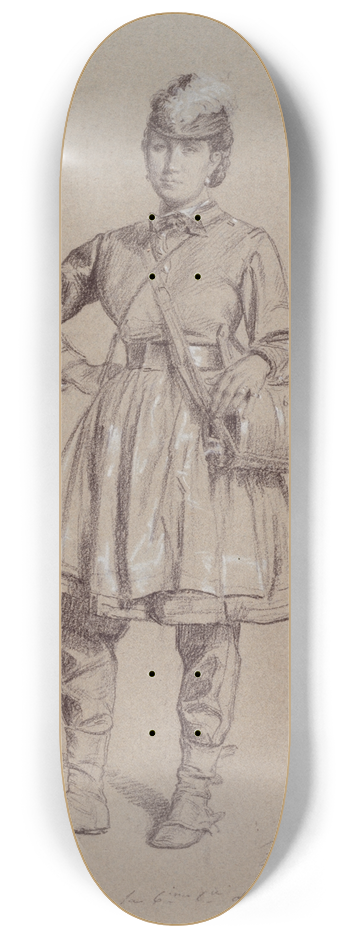 Alexandre Bida - Cantinire du 21me Bataillon. 8.25 inch art skate deck