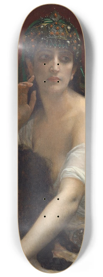 Alexandre Cabanel - Samson And Delilah 8.25 inch art skate deck