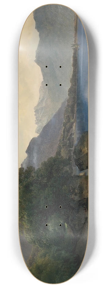 Alexandre Calame - Petite Baie Du Lac Lman Prs De Chillon 8.25 inch art skate deck