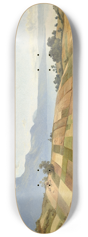 Alexandre Calame - Swiss Landscape 8.25 inch art skate deck