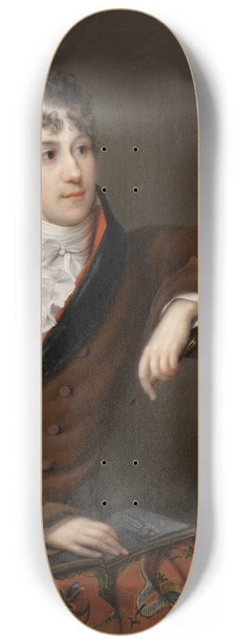 Alexandre Delatour - Self Portrait 8.25 inch art skate deck