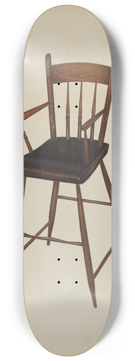 Frank Gutting - High Chair (for infants) 8.25 inch art skate deck