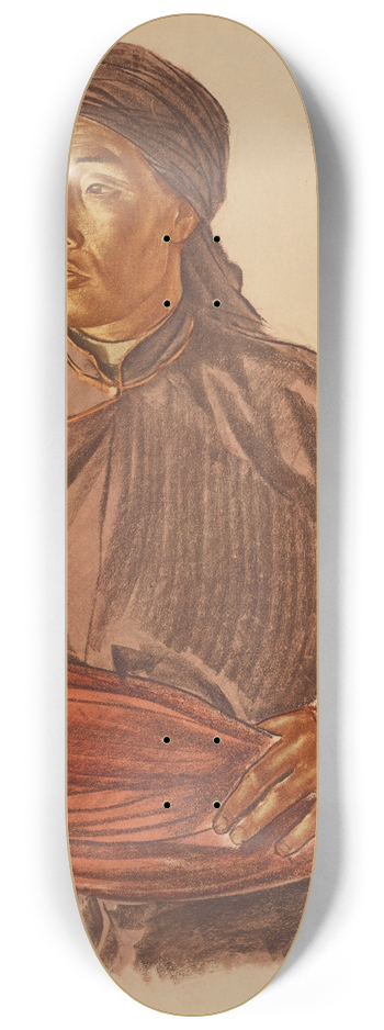 Alexandre Jacovleff - Notre guide mongol Kumbo 8.25 inch art skate deck