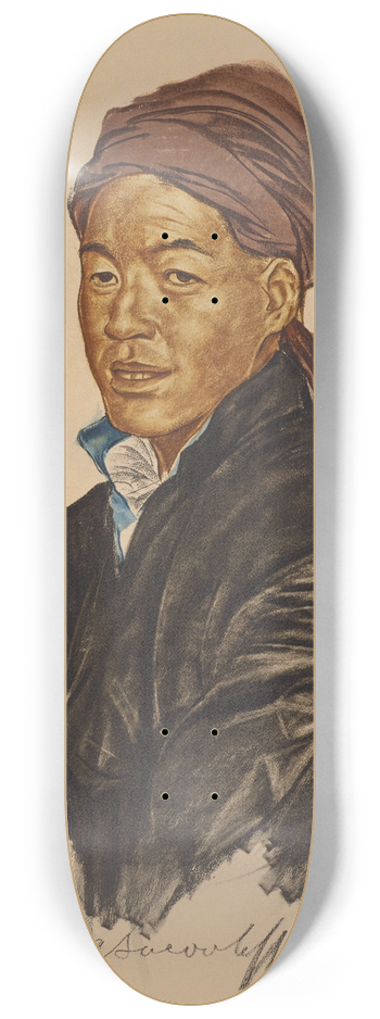 Alexandre Jacovleff - Tien-Po, Guide de la Mission entre Hami et Souchow 8.25 inch art skate deck