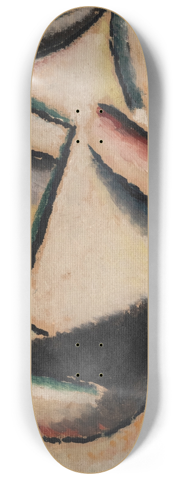 Alexej von Jawlensky - Abstrakter Kopf 8.25 inch art skate deck