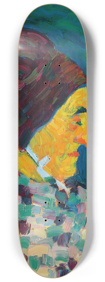 Alexej von Jawlensky - Madame Sid 8.25 inch art skate deck