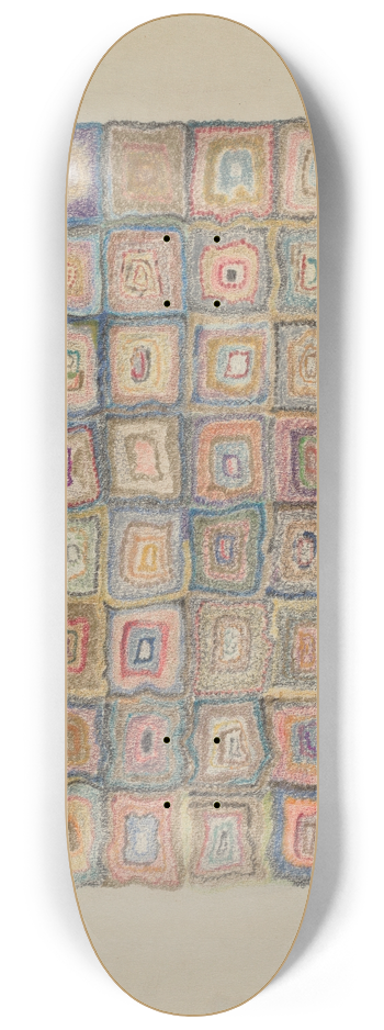 Alfonso Umana - Hooked Rug 8.25 inch art skate deck
