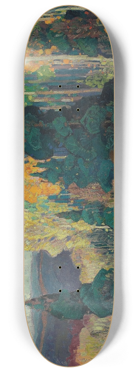 Franklin Carmichael - Autumn Hillside 8.25 inch art skate deck