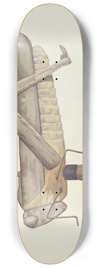 Alfred Denghausen - Grasshopper Weather Vane 8.25 inch art skate deck