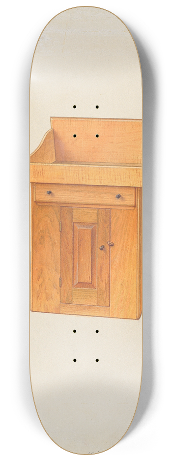 Alfred H. Smith - Shaker Kitchen Piece with Tray 8.25 inch art skate deck