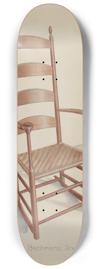 Alfred H. Smith - Shaker Rocking Chair 8.25 inch art skate deck