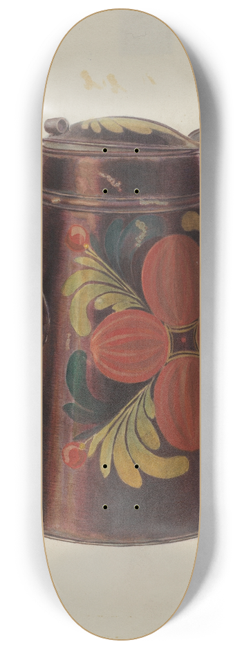Franklyn Syres - Toleware Tin Teapot 8.25 inch art skate deck