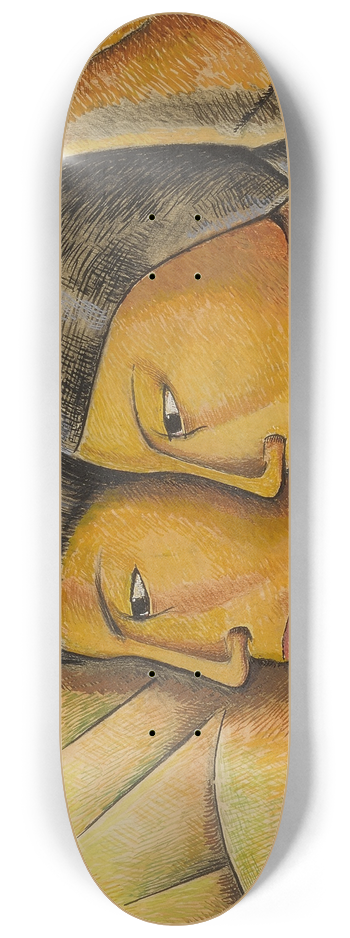 Alfredo Ramos Martnez - Amantes 8.25 inch art skate deck
