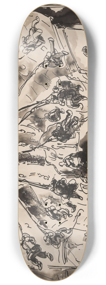 Alfred Ost - Carousel 8.25 inch art skate deck