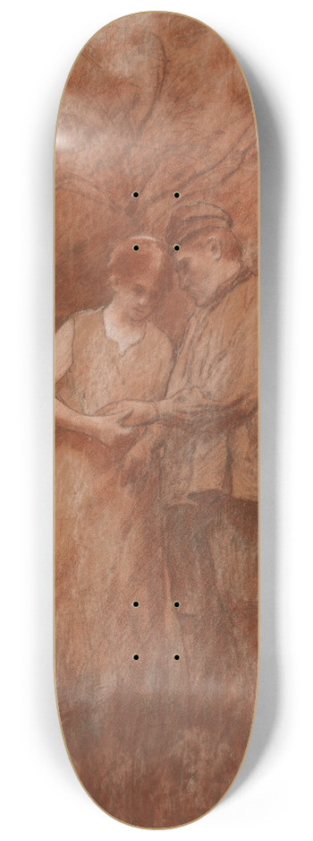 Alfred Philippe Roll - Figure Study 8.25 inch art skate deck