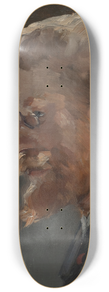 Alfred Philippe Roll - Peder Severin Kryer (1851-1909) 8.25 inch art skate deck