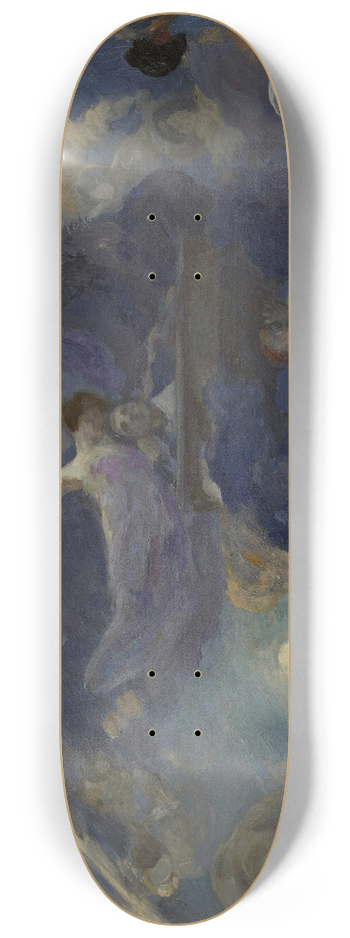 Alfred Philippe Roll - Posie  Drame 8.25 inch art skate deck