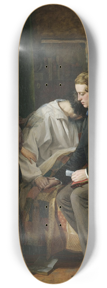 Alfred Rankley - Old Schoolfellows 8.25 inch art skate deck