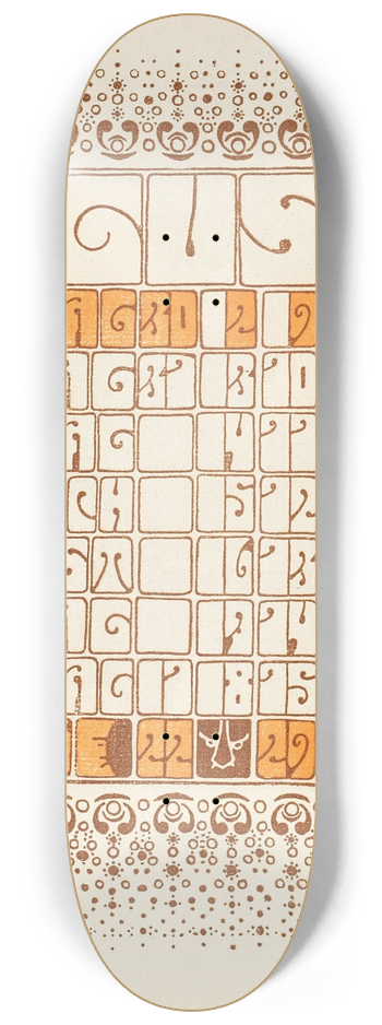 Alfred Roller - August 8.25 inch art skate deck