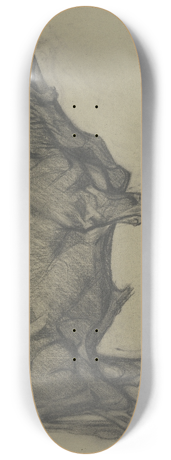Alfred Schnaars - Stier nach rechts stehend 8.25 inch art skate deck