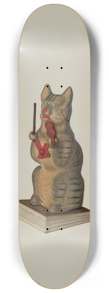 Frank McEntee - Squeak Toy Kitten 8.25 inch art skate deck