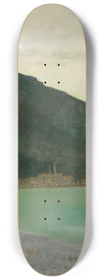 Alfred Stevens - Menton, presque la nuit, 2 impression 8.25 inch art skate deck