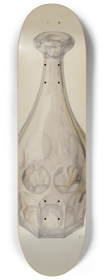 Alice Braun - Decanter (Ashberton Pattern) 8.25 inch art skate deck