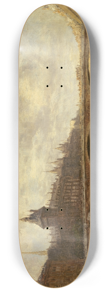 Frank Myers Boggs - Le pont au change et le quai de lhorloge 8.25 inch art skate deck