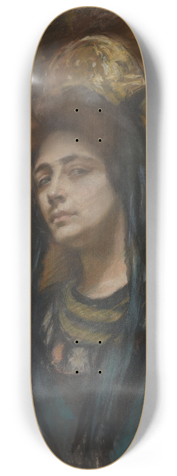 Alice Pike Barney - Spanish Comb 8.25 inch art skate deck