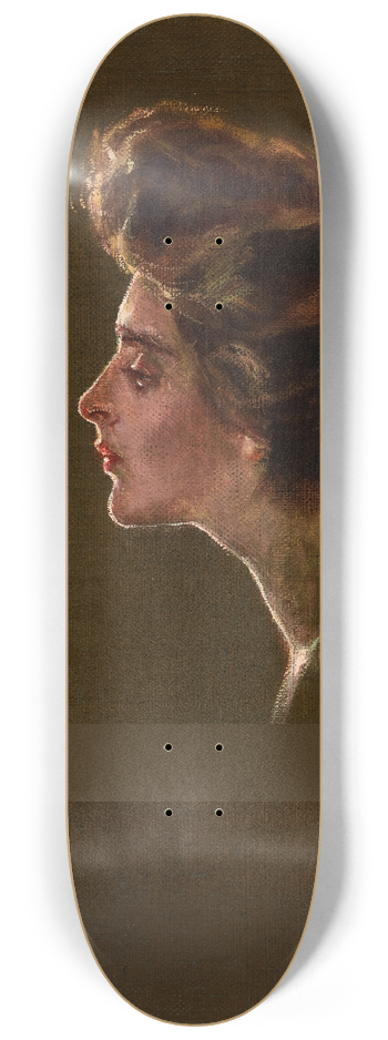 Alice Pike Barney - Vers 1903 8.25 inch art skate deck