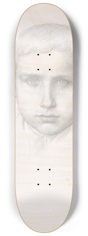 Alphonse Legros - A Young Boy 8.25 inch art skate deck