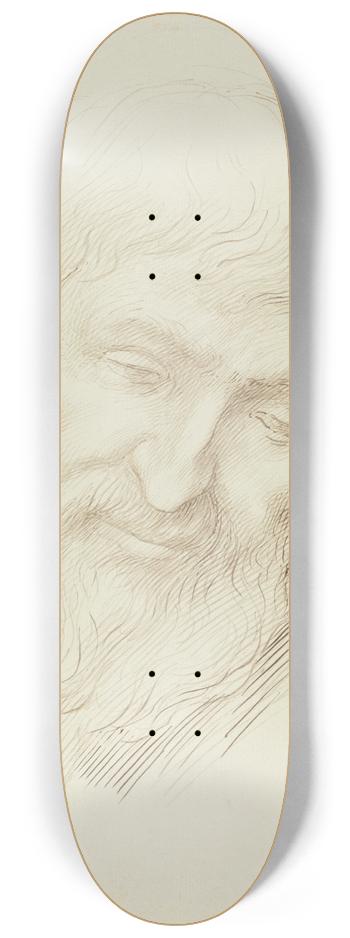 Alphonse Legros - Head of a Man 8.25 inch art skate deck