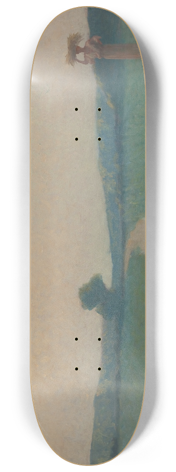 Alphonse Osbert - La route des champs le matin 8.25 inch art skate deck