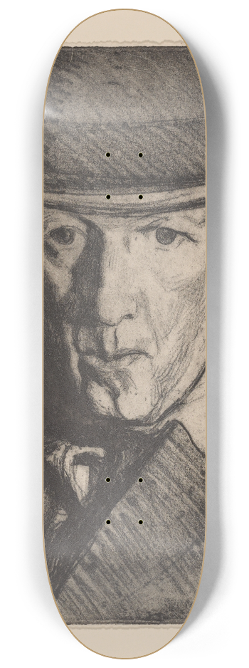 Albert Sterner - Sterling Calder, sculptor 8.25 inch art skate deck