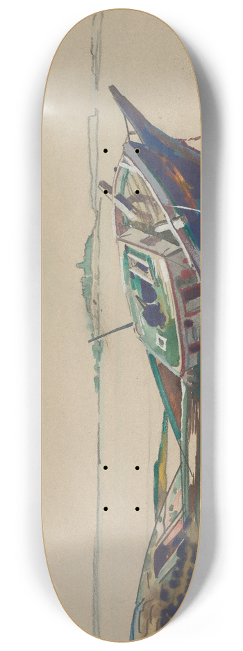 Frank Wilcox - The Wreck 8.25 inch art skate deck