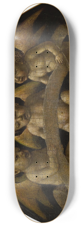 Ambrogio Bergognone - Three singing angels 8.25 inch art skate deck