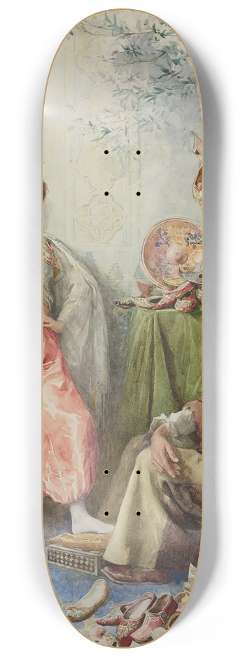 Amedeo Simonetti - The harems cobbler 8.25 inch art skate deck