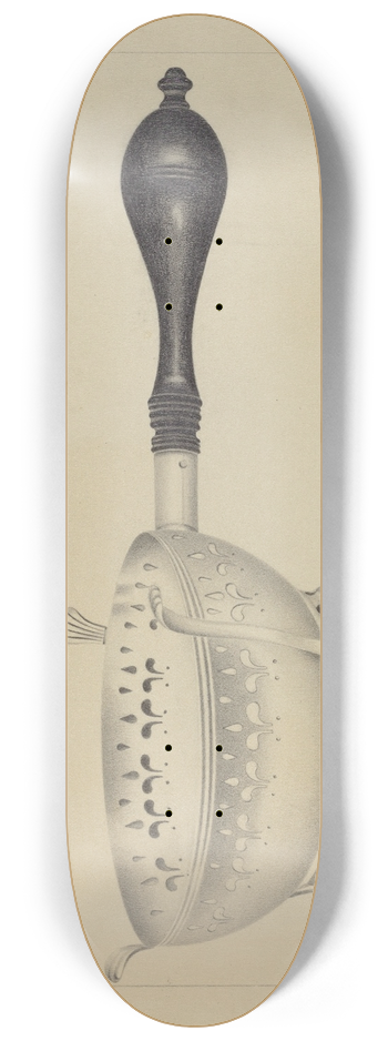Amelia Tuccio - Silver Brazier 8.25 inch art skate deck