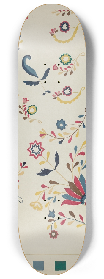 American 20th Century - Colcha 8.25 inch art skate deck