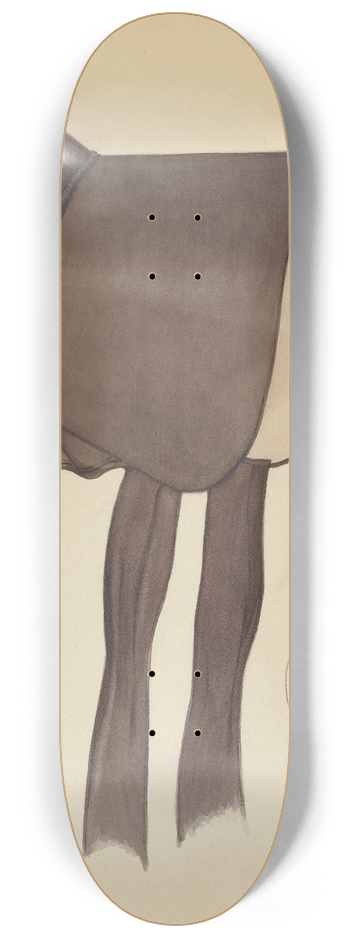 American 20th Century - Quaker Bonnet 8.25 inch art skate deck