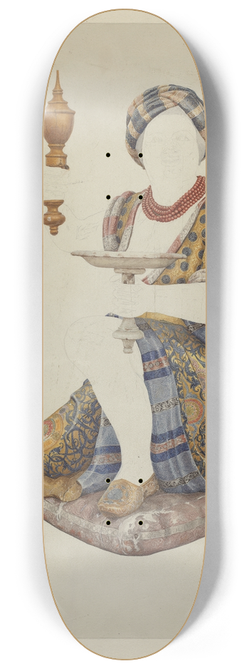 American 20th Century - Sculpture 8.25 inch art skate deck