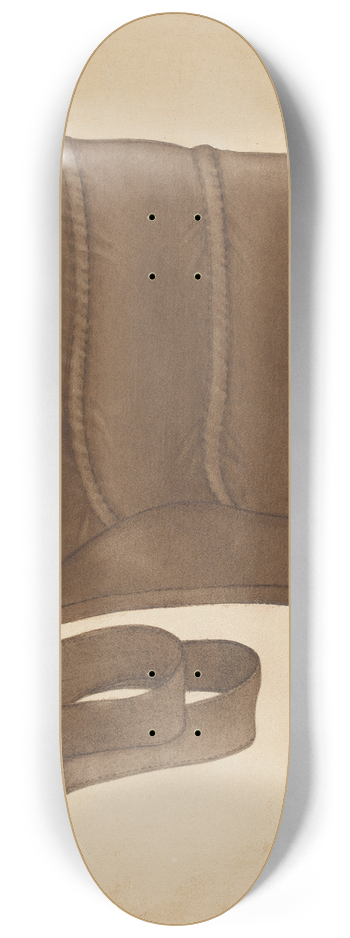 American 20th Century - Silk Bonnet 8.25 inch art skate deck