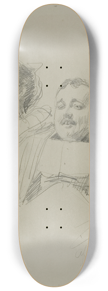 Anders Zorn - Mr. and Mrs. Raymond Johnson 8.25 inch art skate deck