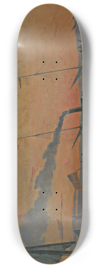 Franois Bocion - Sunset Atmosphere 8.25 inch art skate deck