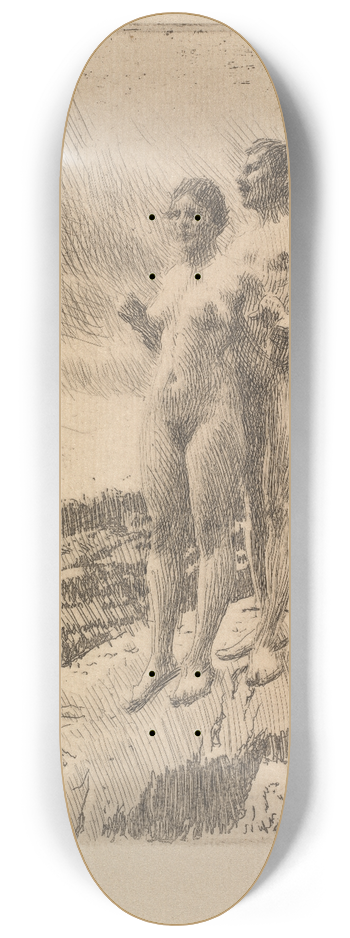Anders Zorn - The Two 8.25 inch art skate deck