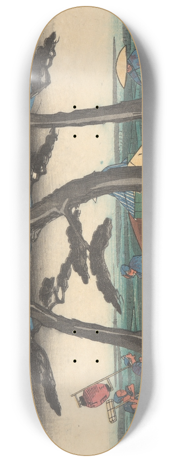 And Hiroshige - Akasaka 8.25 inch art skate deck