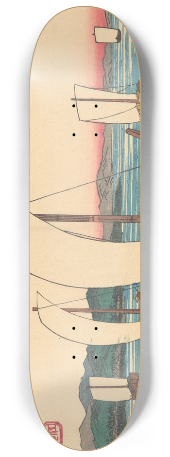 And Hiroshige - Arai 8.25 inch art skate deck