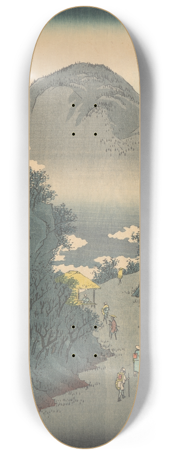 And Hiroshige - Okabe 8.25 inch art skate deck