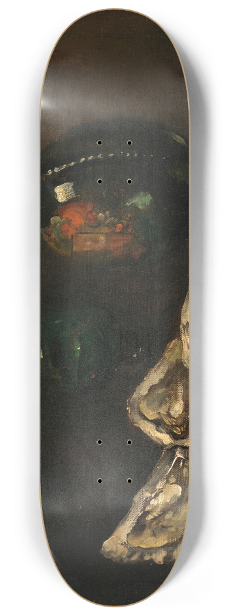 Franois Bonvin - Still Life with Oysters 8.25 inch art skate deck